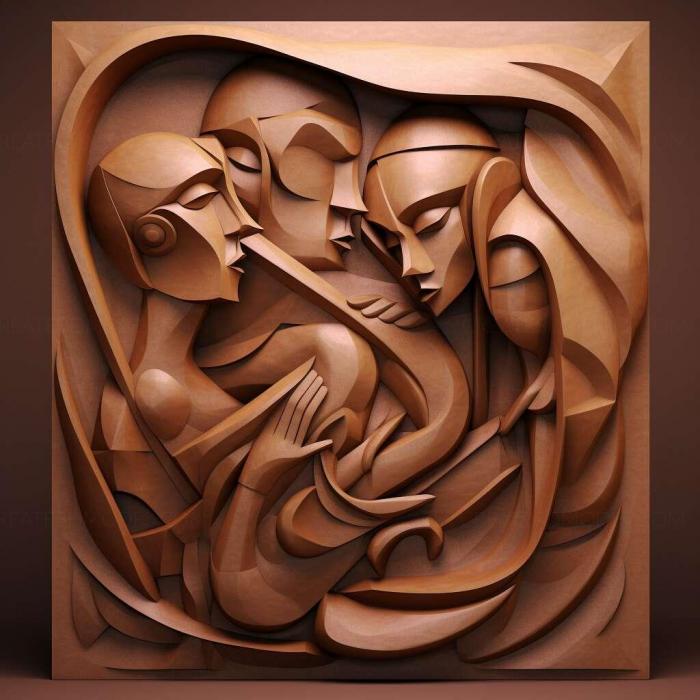 نموذج ثلاثي الأبعاد لآلة CNC 3D Art 